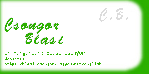 csongor blasi business card